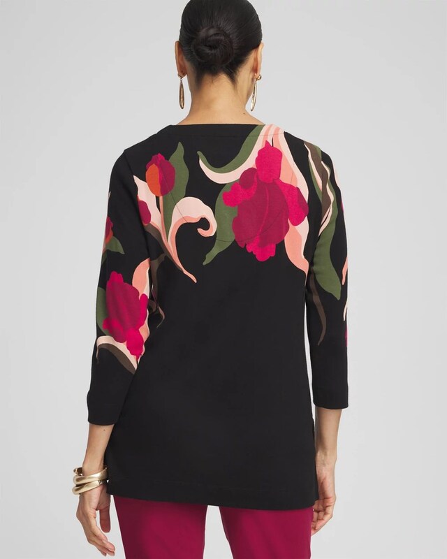 Swirl V-Neck Tunic - image 3
